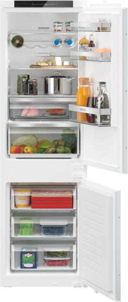 Siemens KI86NVSE0 - iQ300, Einbau-Kühl-Gefrier-Kombination mit Gefrierbereich unten, Schleppscharnier, Nische 56 x 178 cm